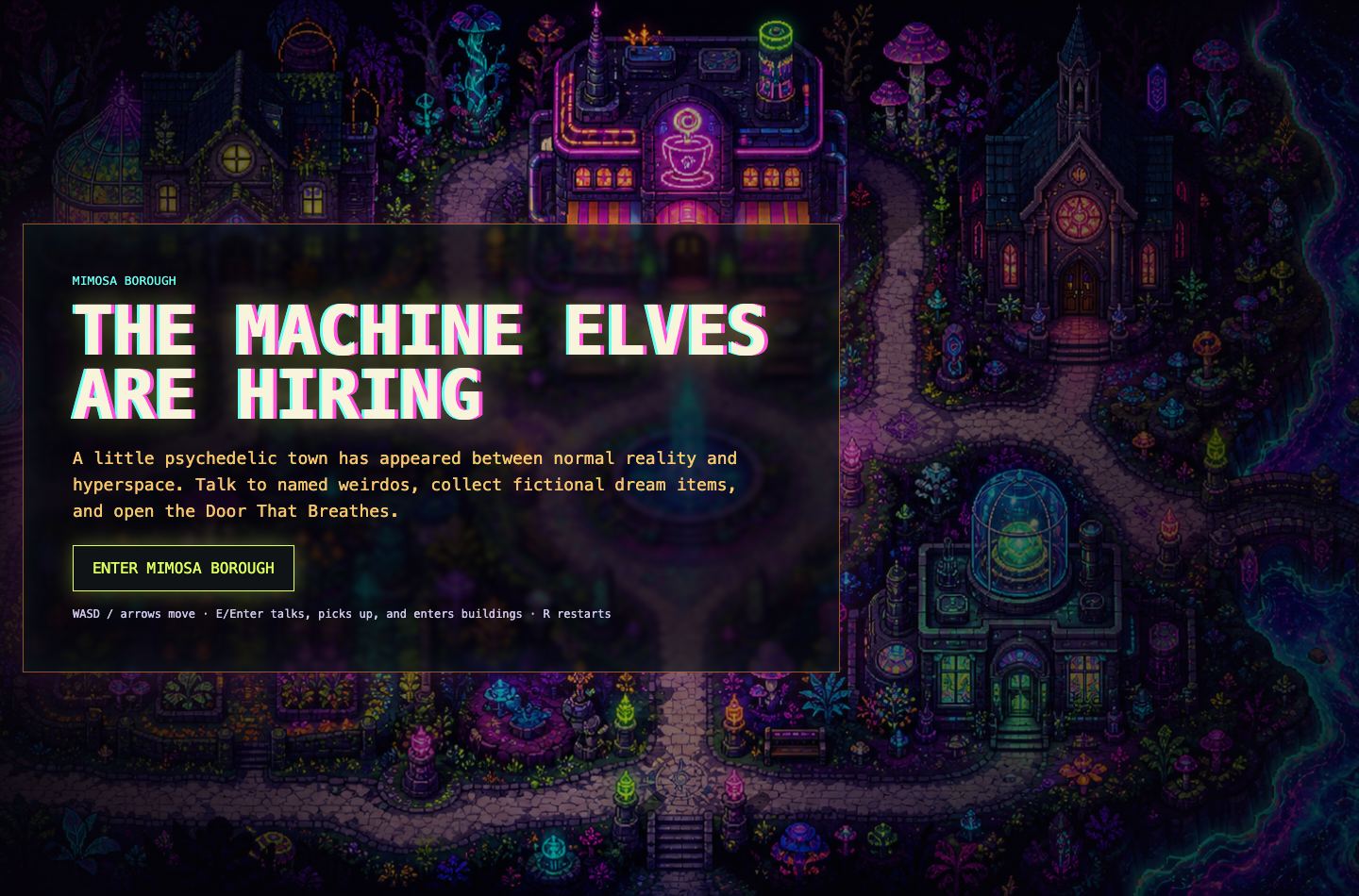 Machine Elves browser world