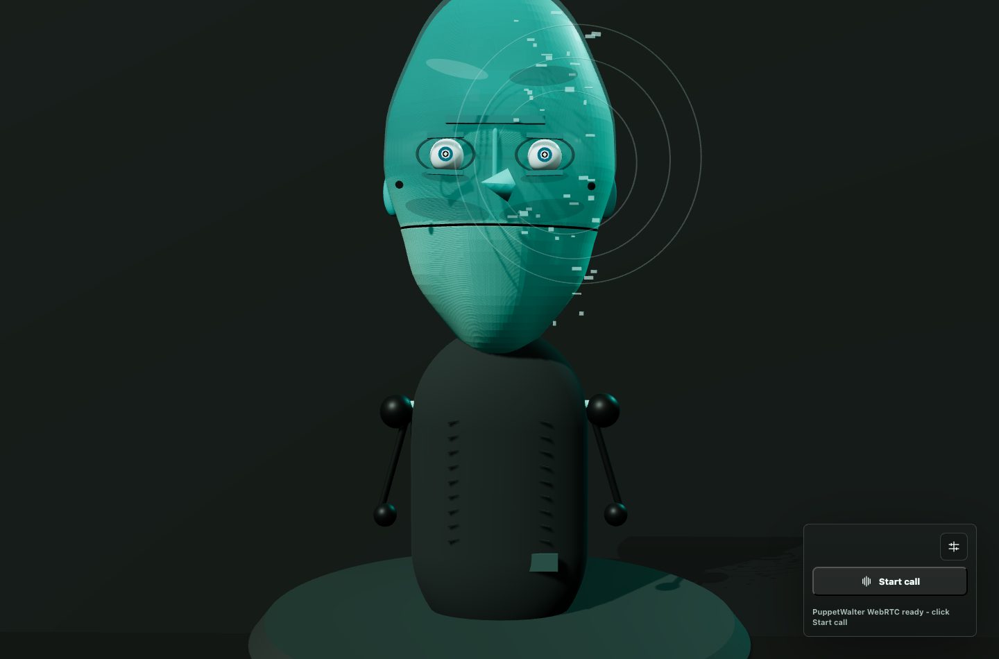 Walter Puppet Lab interactive character interface